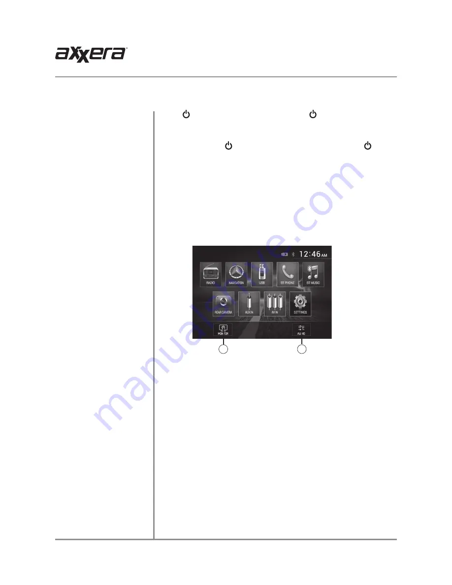 Axxera AVM111NAVLH Скачать руководство пользователя страница 8