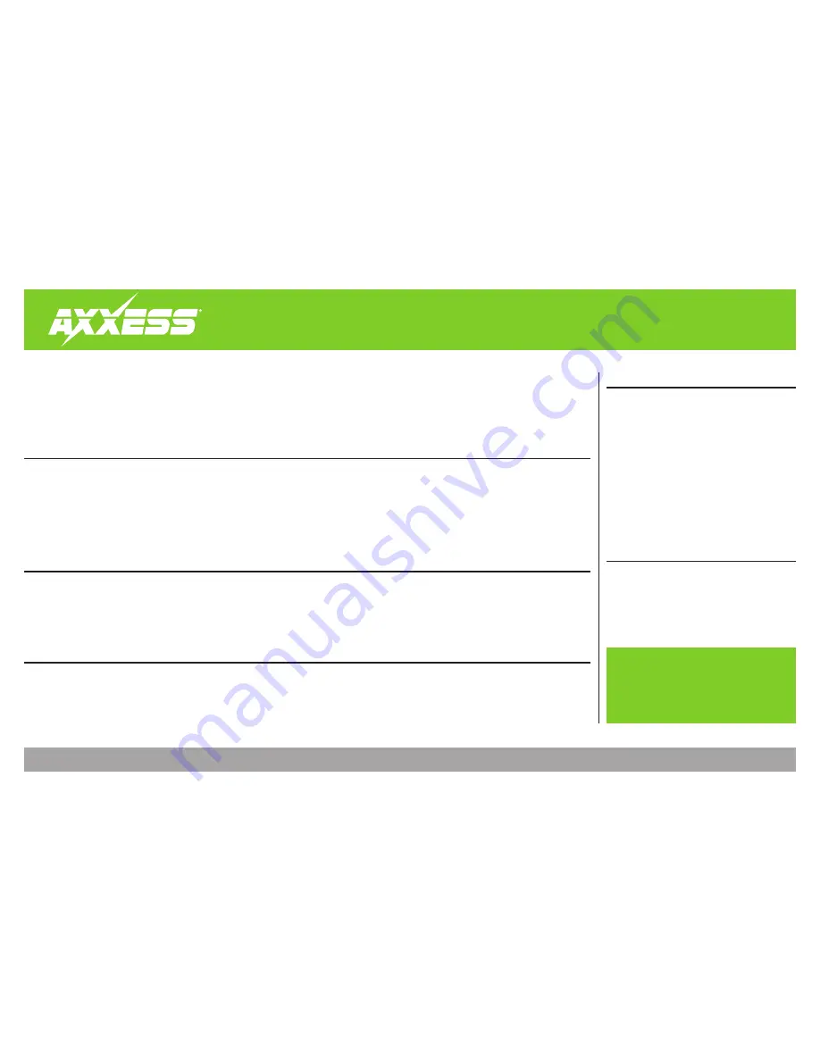 Axxess ASWC-TOY-LEX Installation Instructions Manual Download Page 1