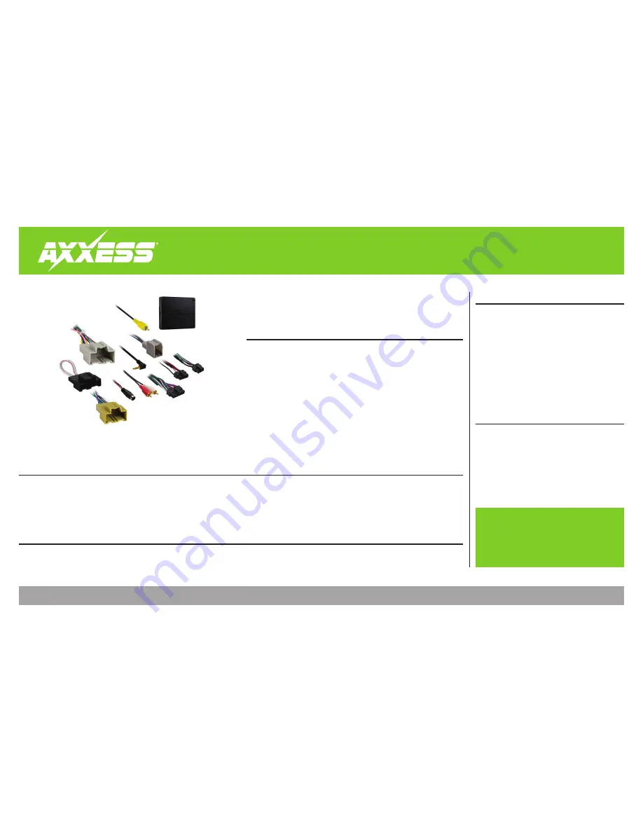 Axxess GMOS-MOST-02 Installation Instructions Manual Download Page 5