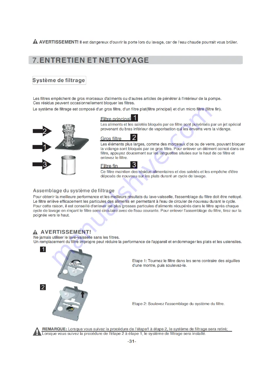 AYA ADW1002EWNE User Manual Download Page 33