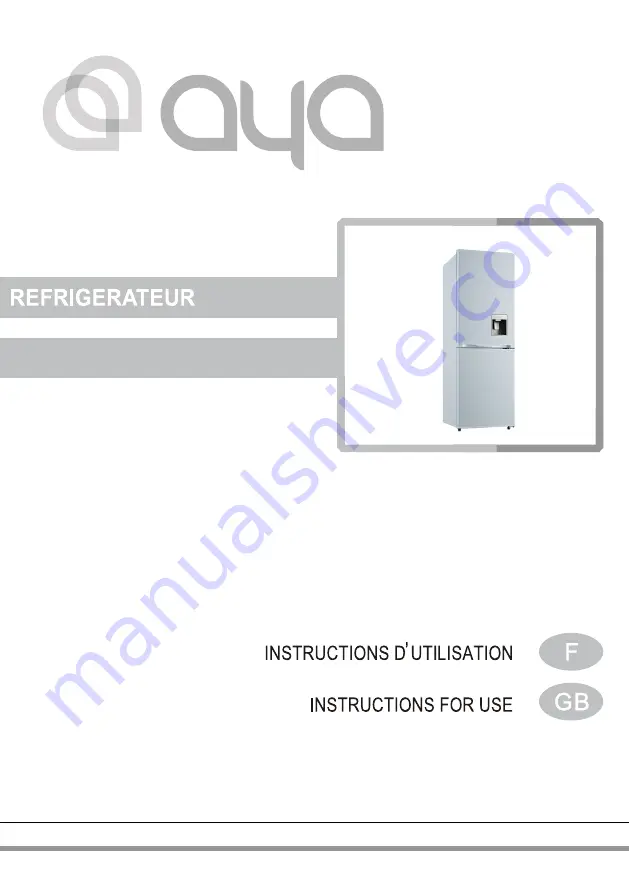 AYA AFC2500A+AQUA Скачать руководство пользователя страница 1