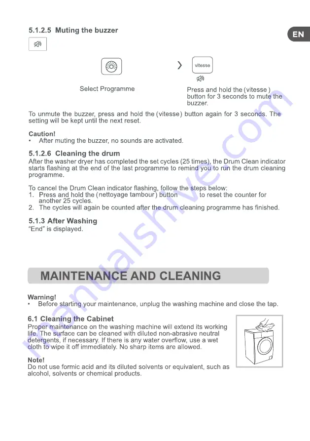 AYA ALFS8514 User Manual Download Page 22