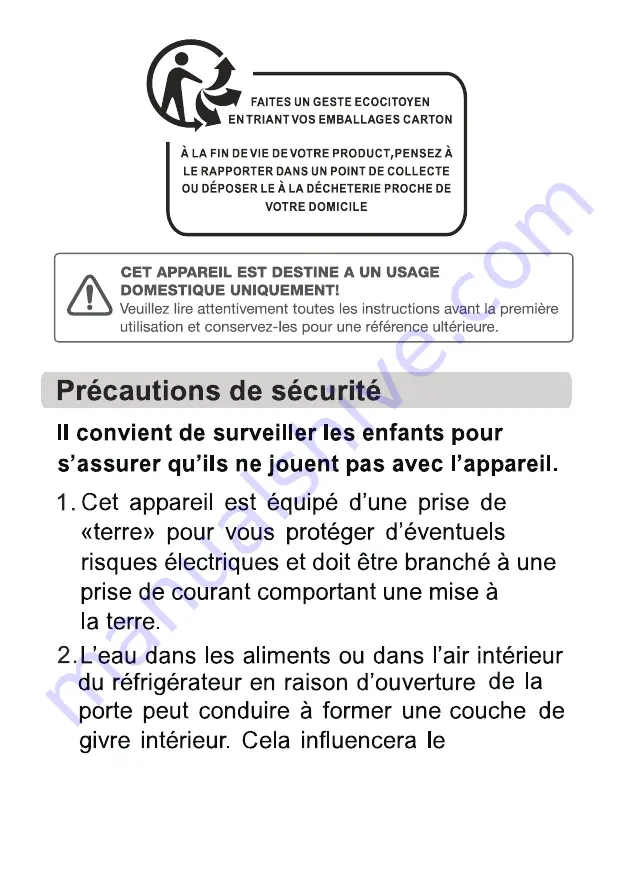 AYA ARC043 Instructions For Use Manual Download Page 3