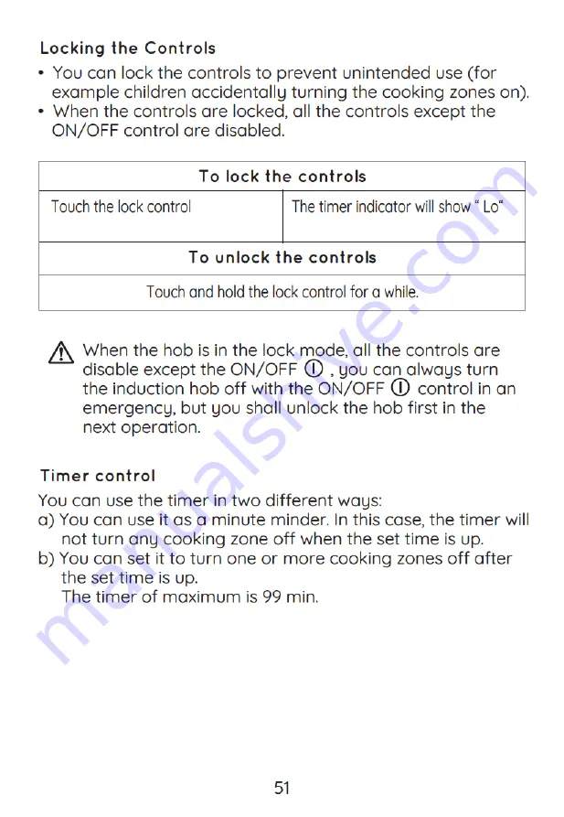 AYA ATI3/3 Instructions For Use Manual Download Page 51