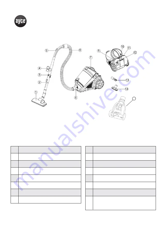 Ayce 1330883 Operator'S Manual Download Page 20