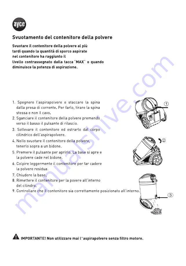 Ayce 1330883 Operator'S Manual Download Page 42