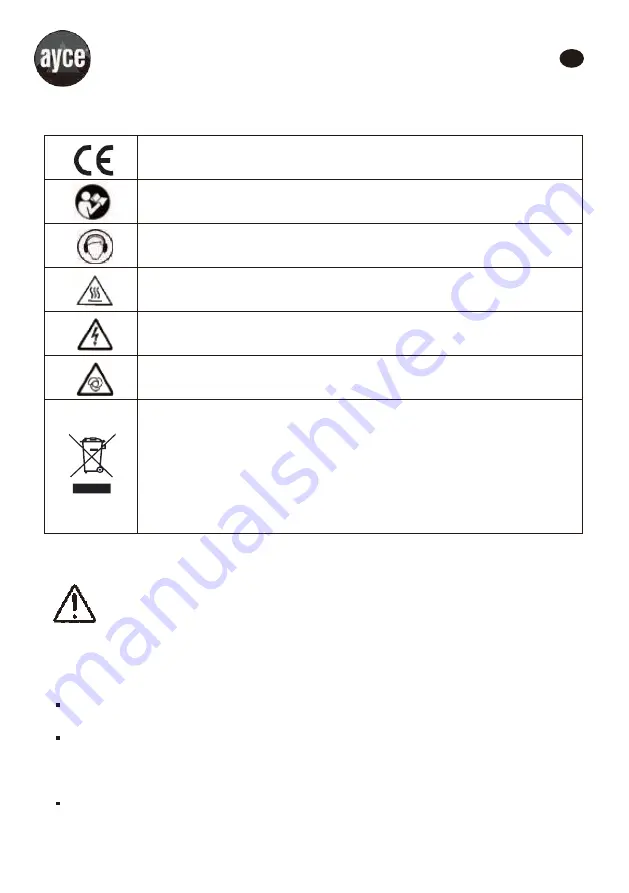 Ayce 1330985 Operator'S Manual Download Page 4