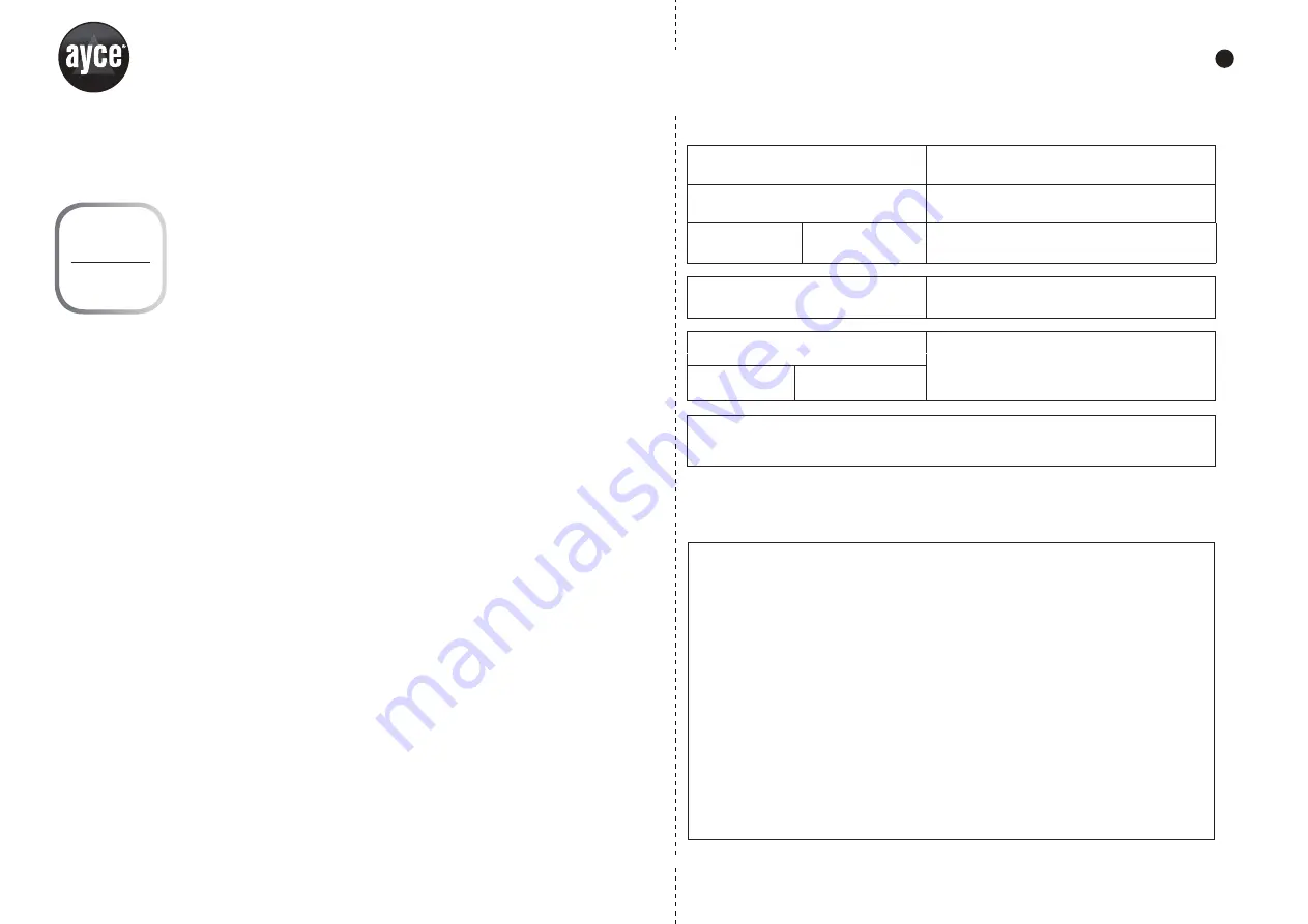 Ayce 5220-34 Operator'S Manual Download Page 7