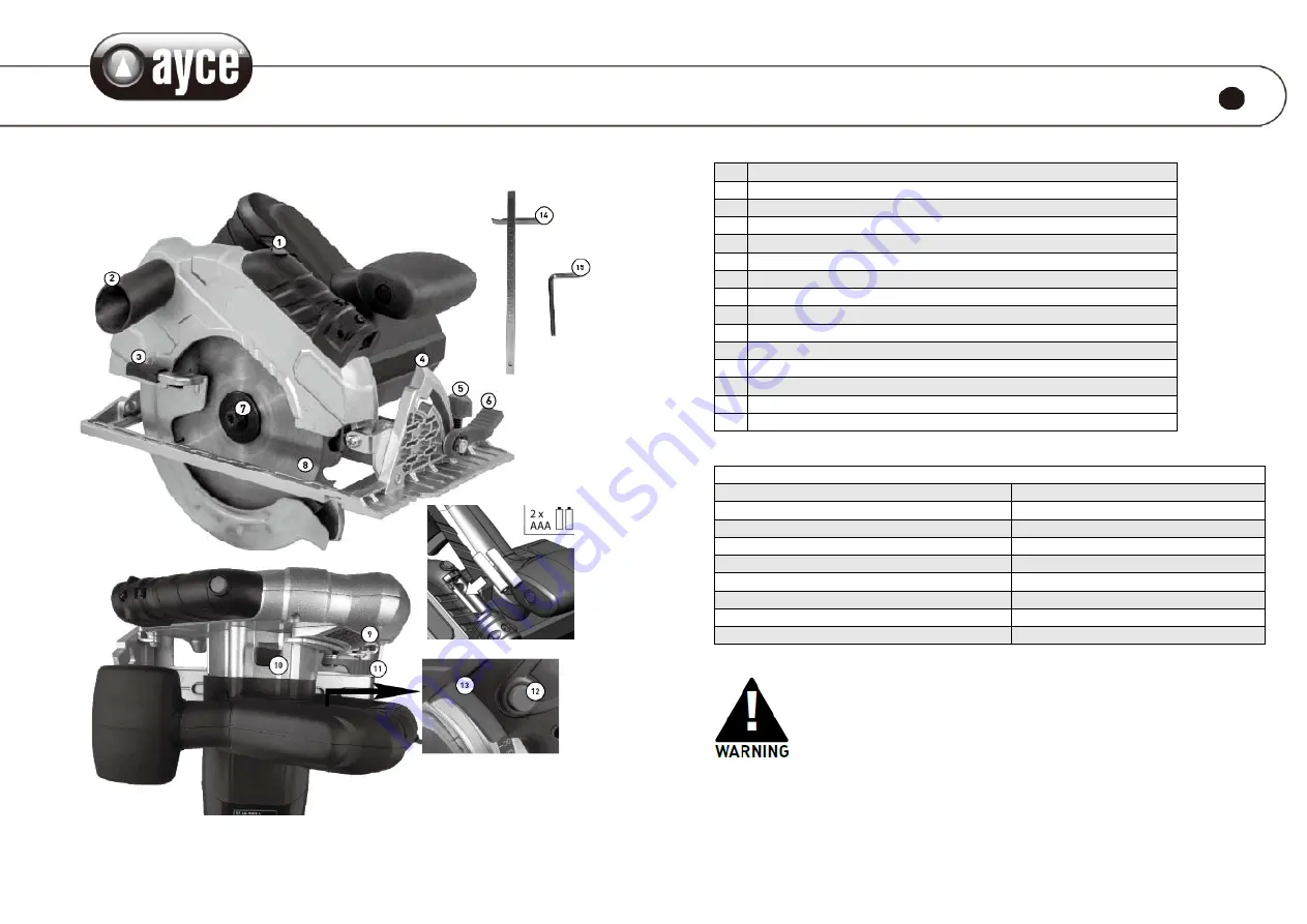 Ayce 7613164482464 Скачать руководство пользователя страница 8