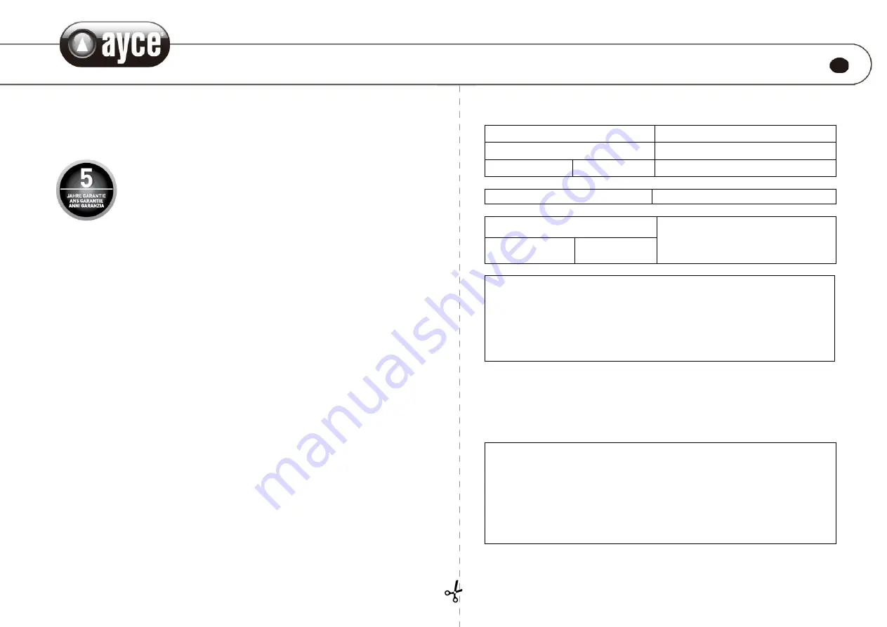 Ayce 7613164495860 Original Instruction Download Page 25