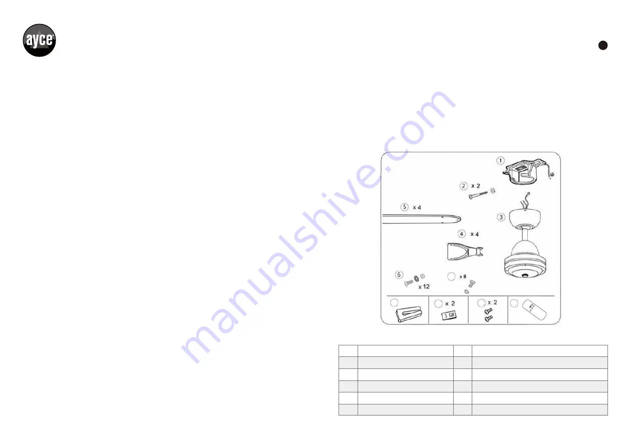 Ayce 7613164516428 Original Instructions Manual Download Page 9