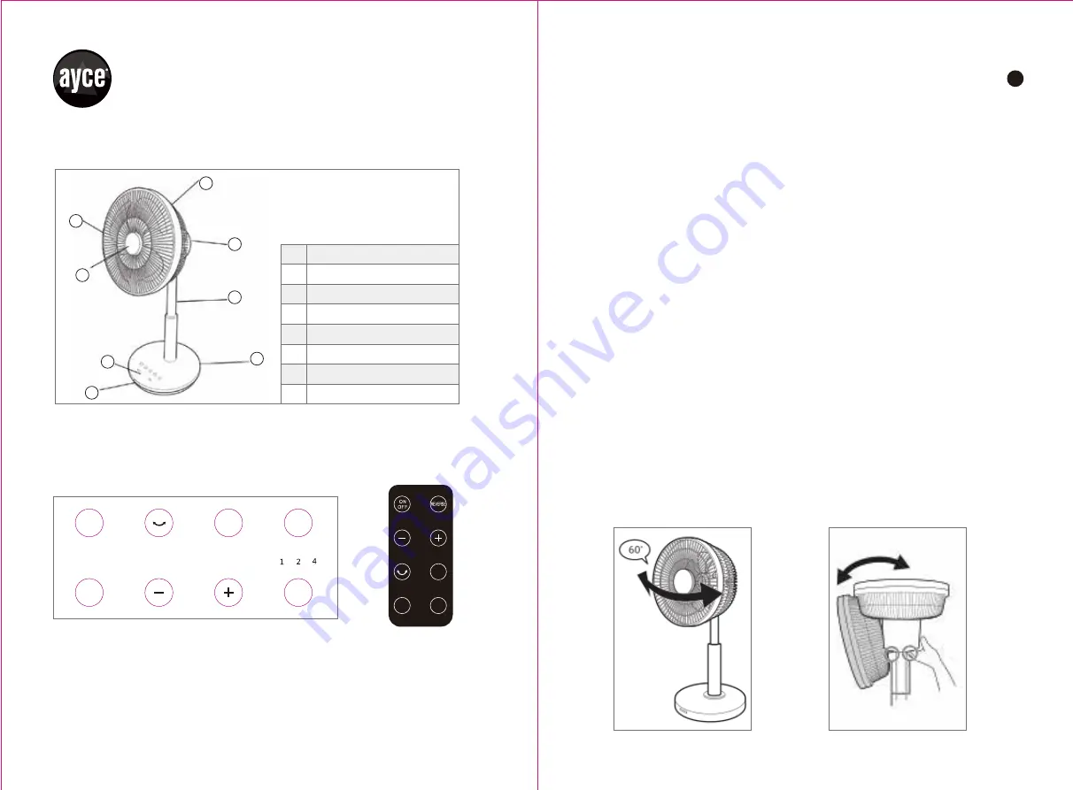 Ayce 7613164516480 Original Instructions Manual Download Page 9