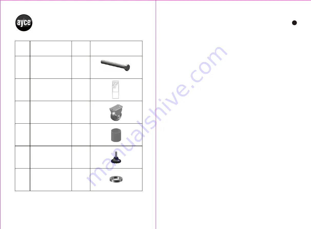 Ayce 7613164559333 Original Instructions Manual Download Page 38