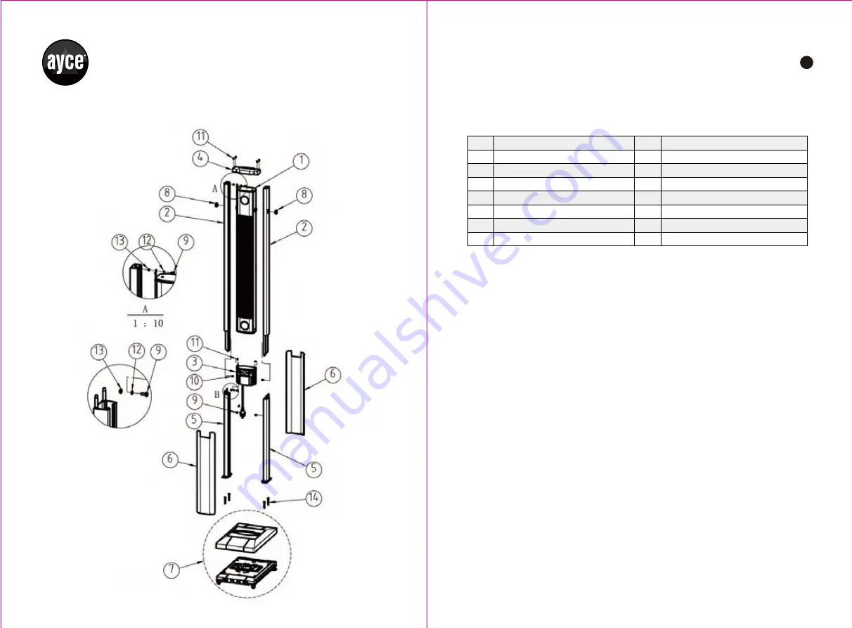 Ayce 7613164559333 Original Instructions Manual Download Page 44