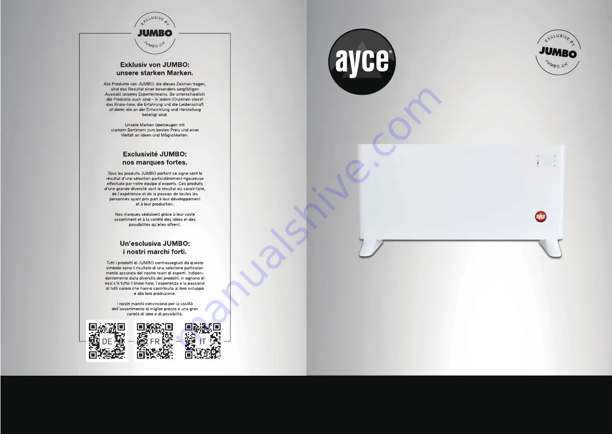 Ayce 7613164565631 Original Instructions Manual Download Page 1