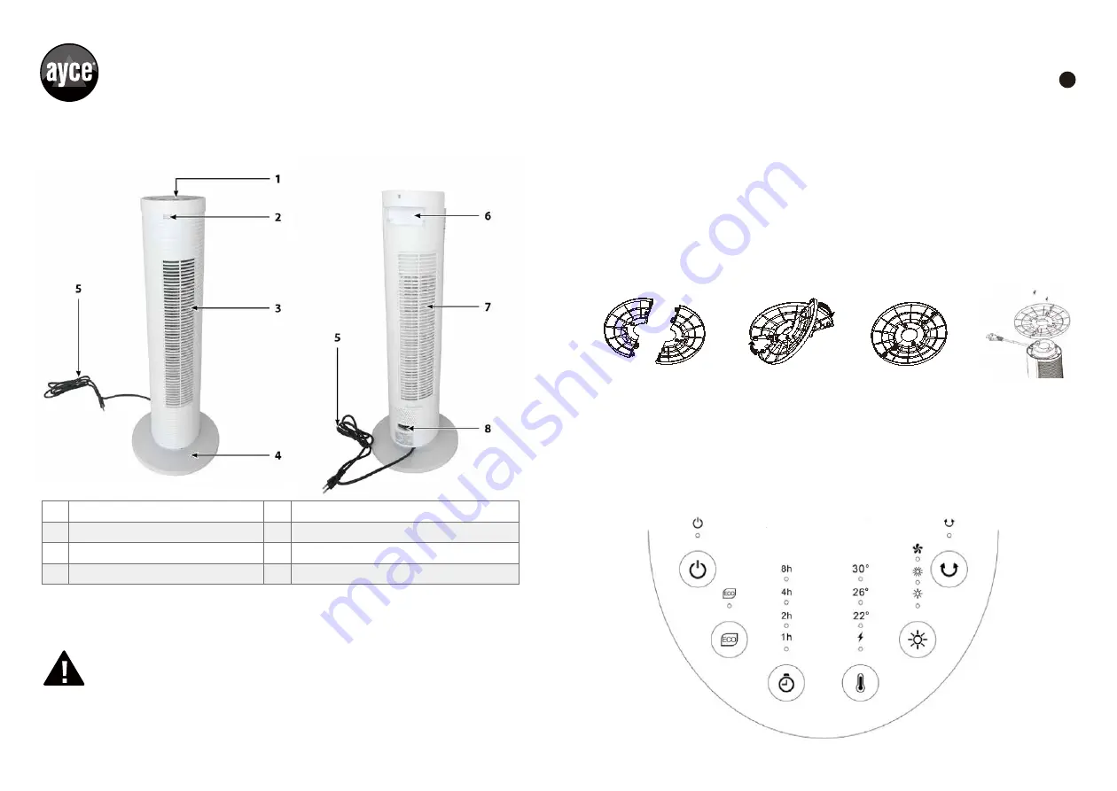 Ayce 7613164565679 Original Instructions Manual Download Page 22