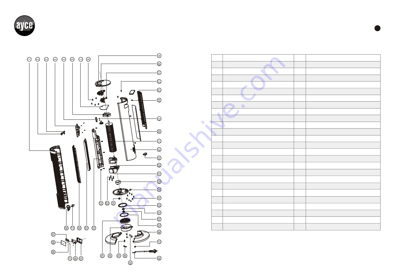 Ayce 7613164565679 Original Instructions Manual Download Page 28