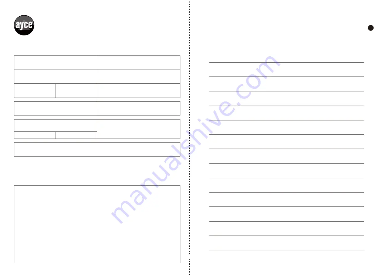 Ayce DF-HT5E02PC1 Original Instructions Manual Download Page 7