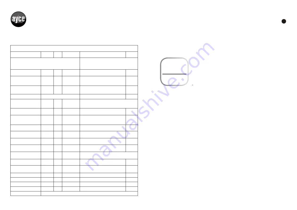 Ayce DF-HT5E02PC1 Original Instructions Manual Download Page 12