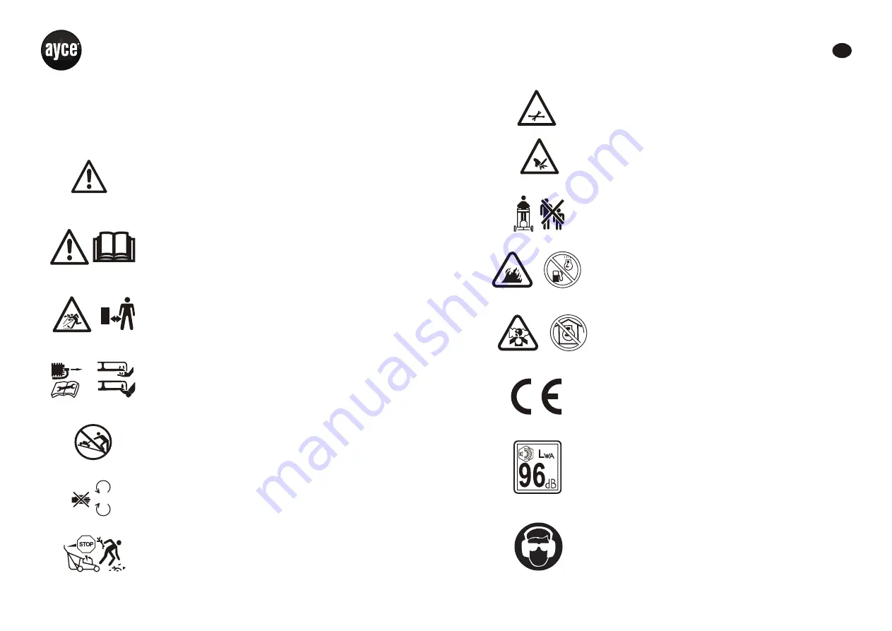 Ayce G46SH-Y Operator'S Manual Download Page 15