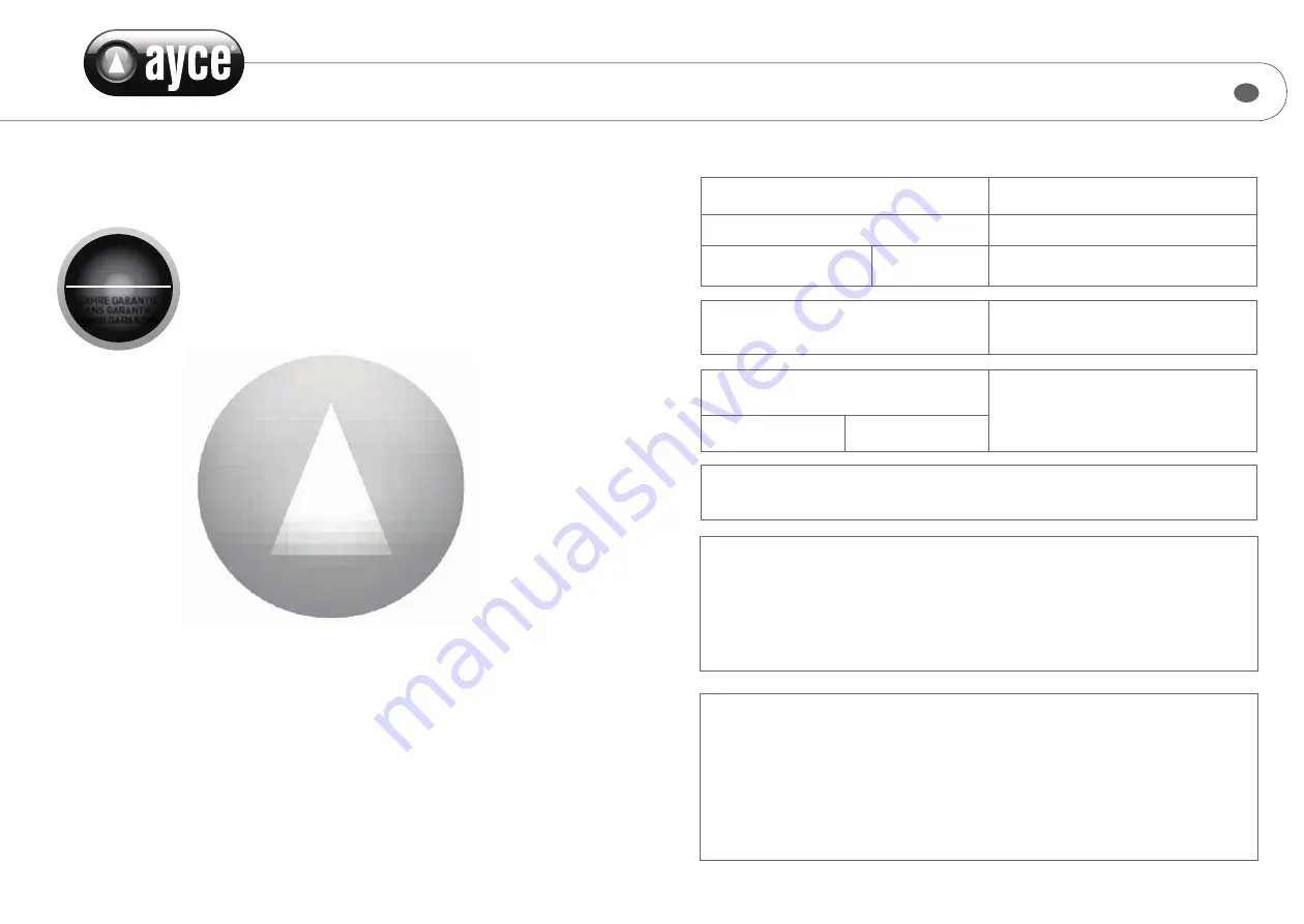 Ayce HW-26MC05 Original Instructions Manual Download Page 21