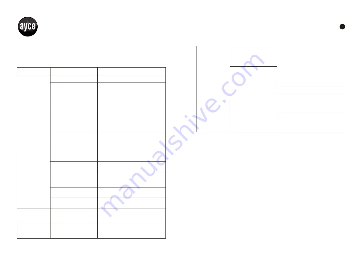 Ayce JHS-A0012 Скачать руководство пользователя страница 21