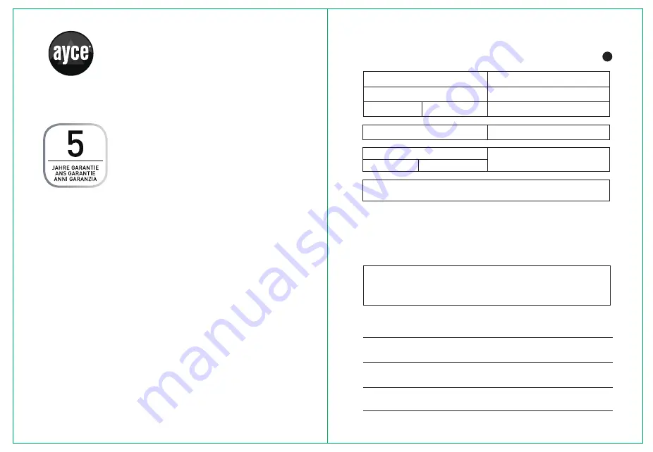 Ayce KW-MF200 Original Instructions Manual Download Page 6