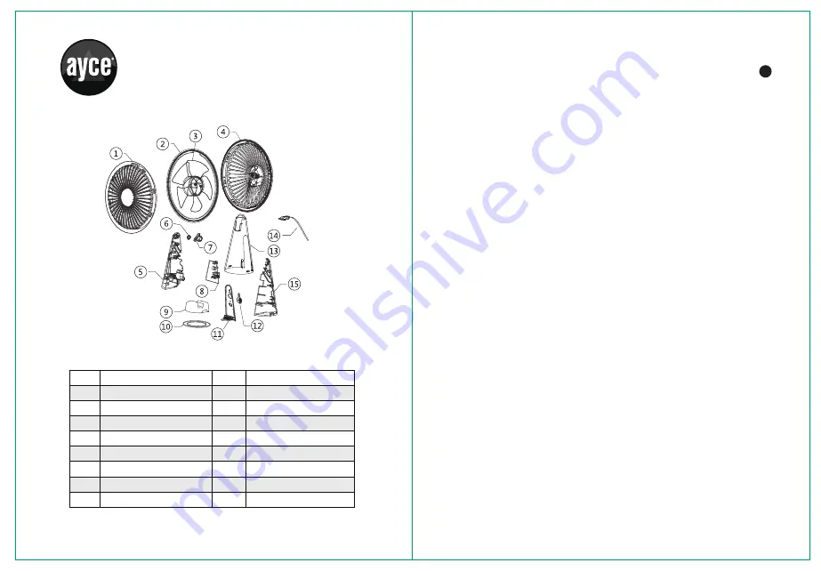 Ayce KW-MF200 Original Instructions Manual Download Page 7