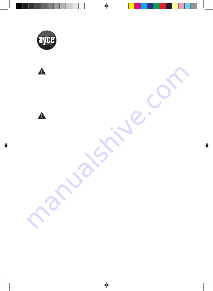 Ayce M1Y-KZ-125 Operator'S Manual Download Page 28