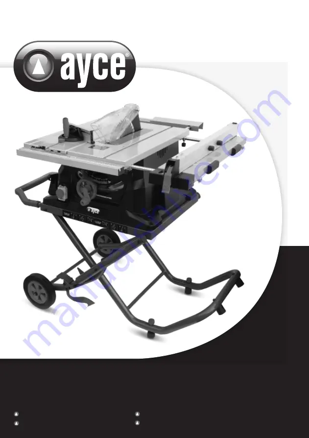 Ayce MJ10250VIIIC Original Instruction Manual Download Page 1