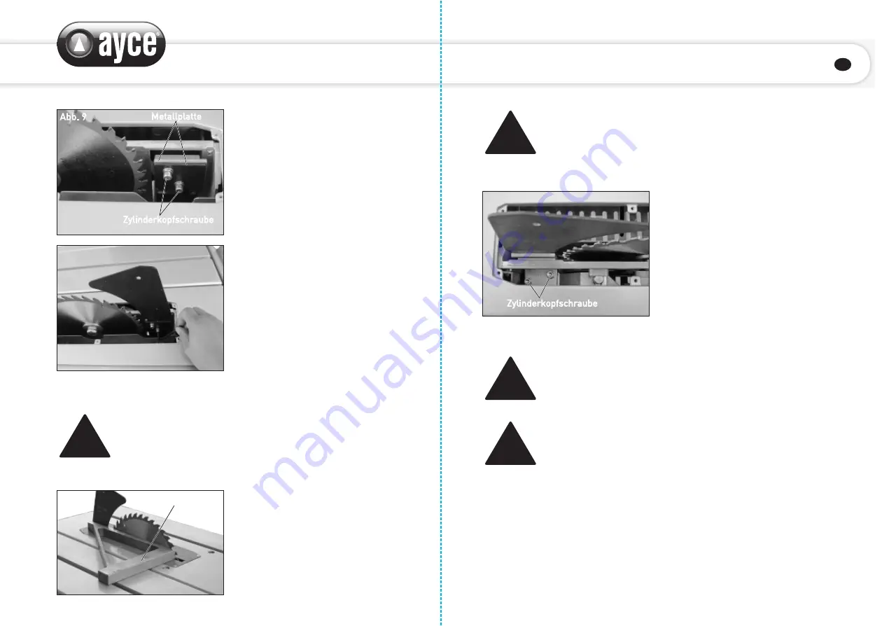 Ayce MJ10250VIIIC Original Instruction Manual Download Page 11