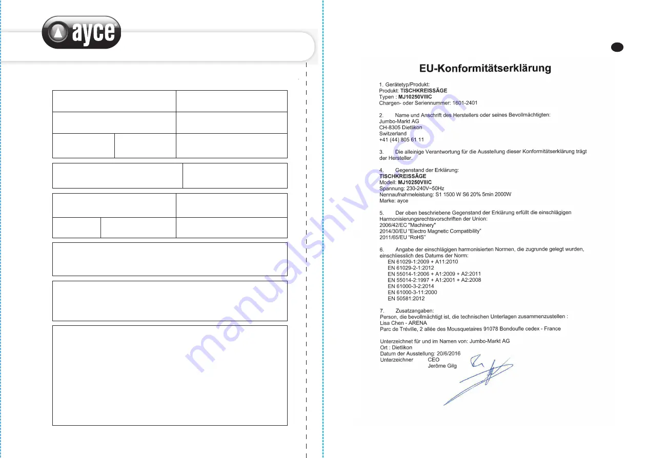 Ayce MJ10250VIIIC Скачать руководство пользователя страница 26