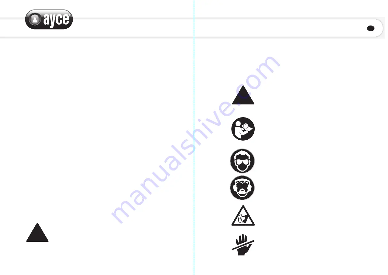 Ayce MJ10250VIIIC Original Instruction Manual Download Page 63