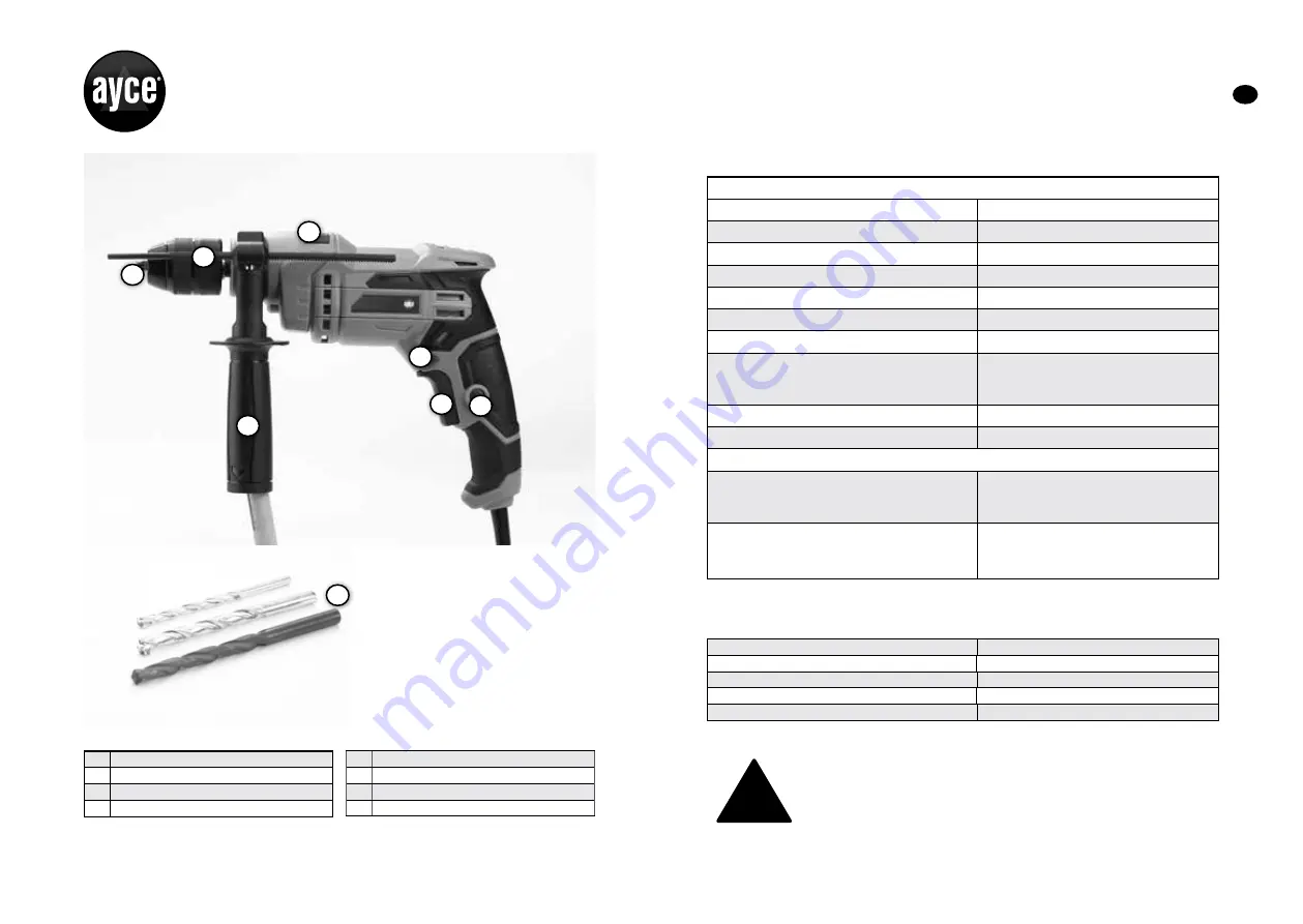 Ayce PC650ID Operator'S Manual Download Page 2