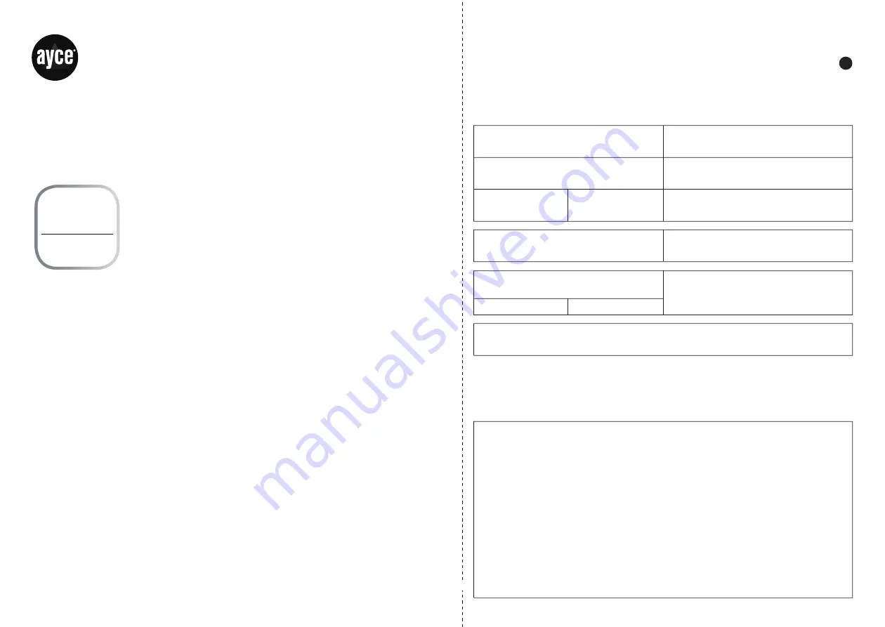 Ayce PT2000W Original Instructions Manual Download Page 27