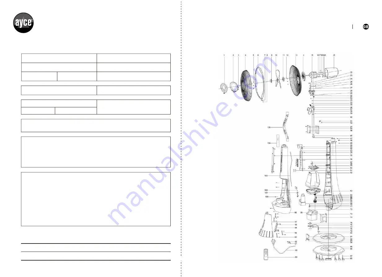 Ayce SW-25 Original Instructions Manual Download Page 33