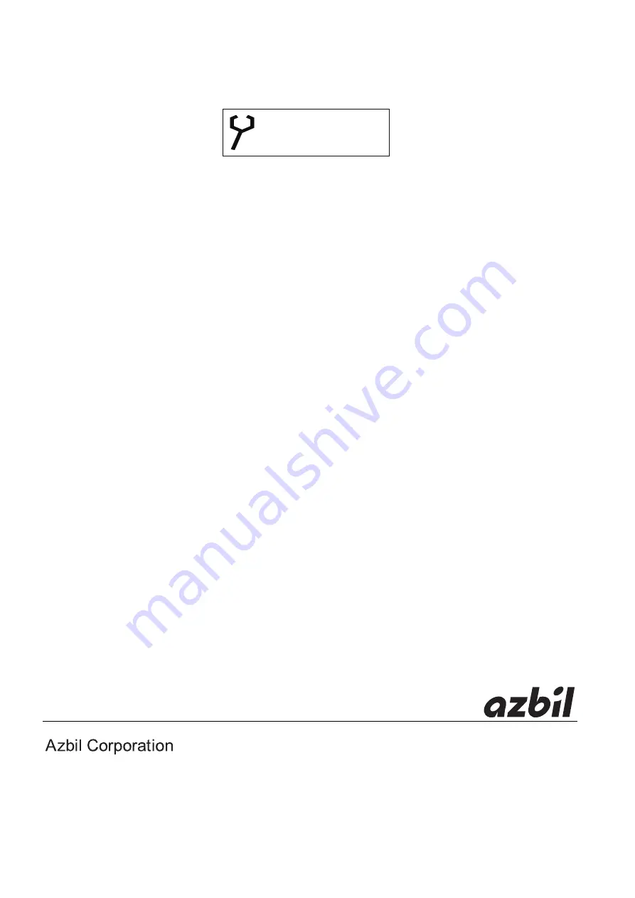 Azbil CY8100C1000 Скачать руководство пользователя страница 8