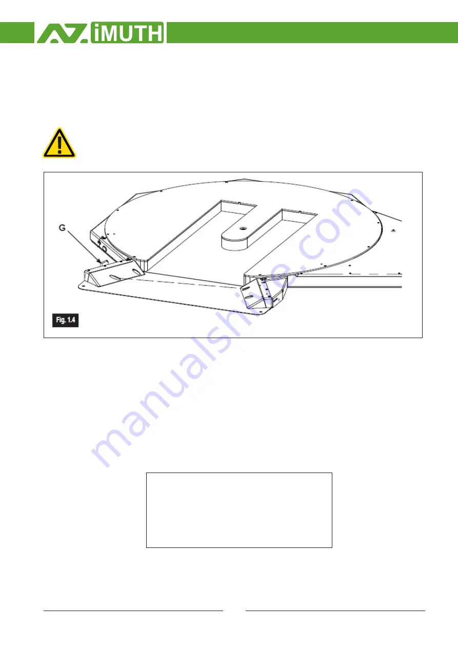 Azimuth 3000 Series Installation, Use And Maintenance Manual Download Page 12