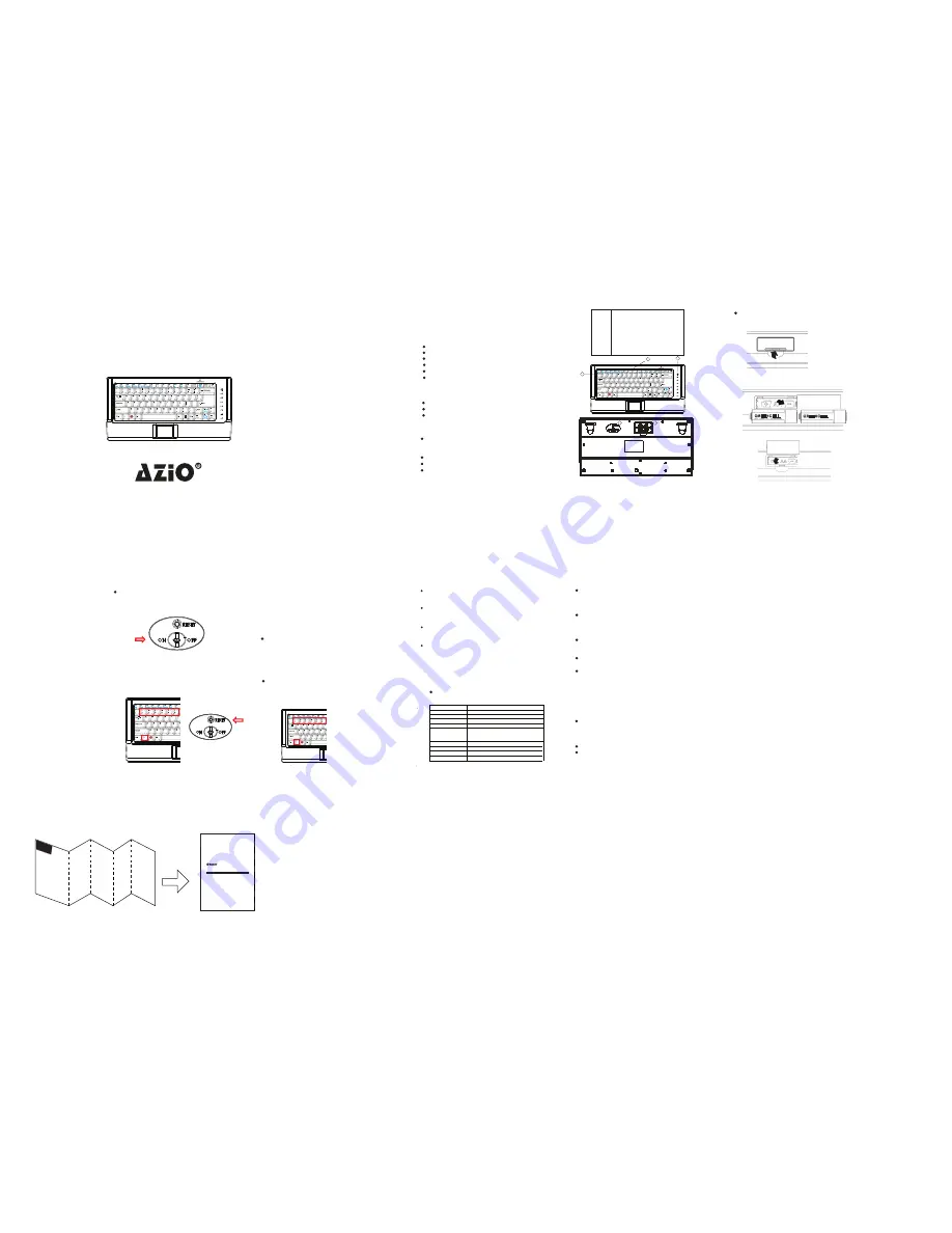 Azio KB337BP Quick Start Manual Download Page 1