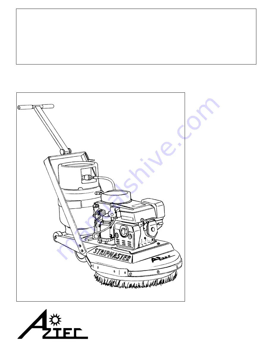 Aztec STRIPMASTER Скачать руководство пользователя страница 1