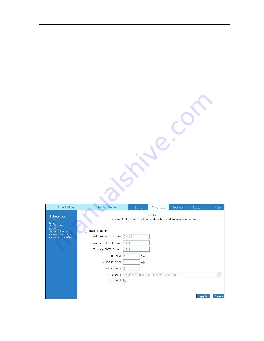 Aztech ADSL2+ Ethernet Router User Manual Download Page 25