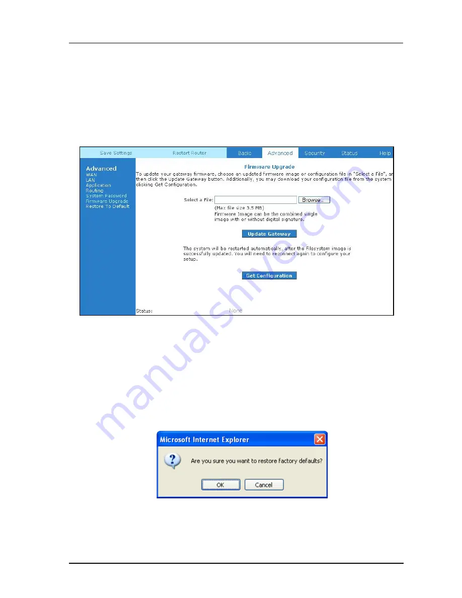 Aztech ADSL2+ Ethernet Router User Manual Download Page 35