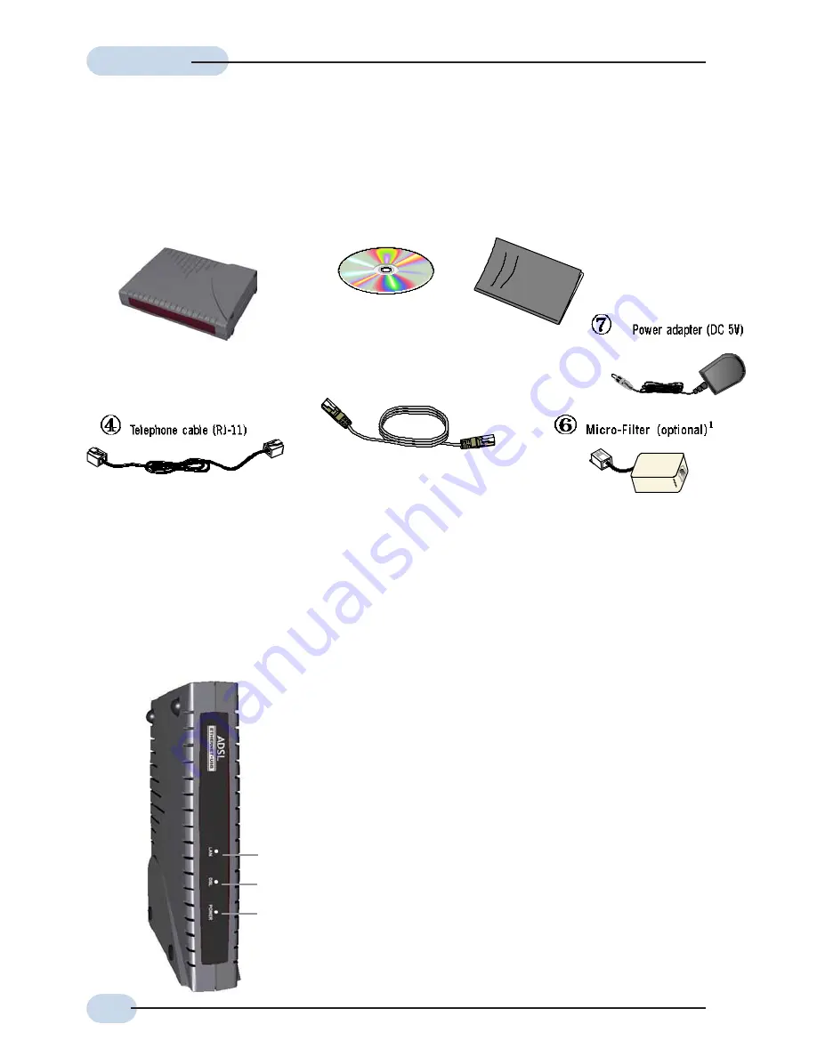 Aztech DSL906 1DA Series Easy Start Download Page 4