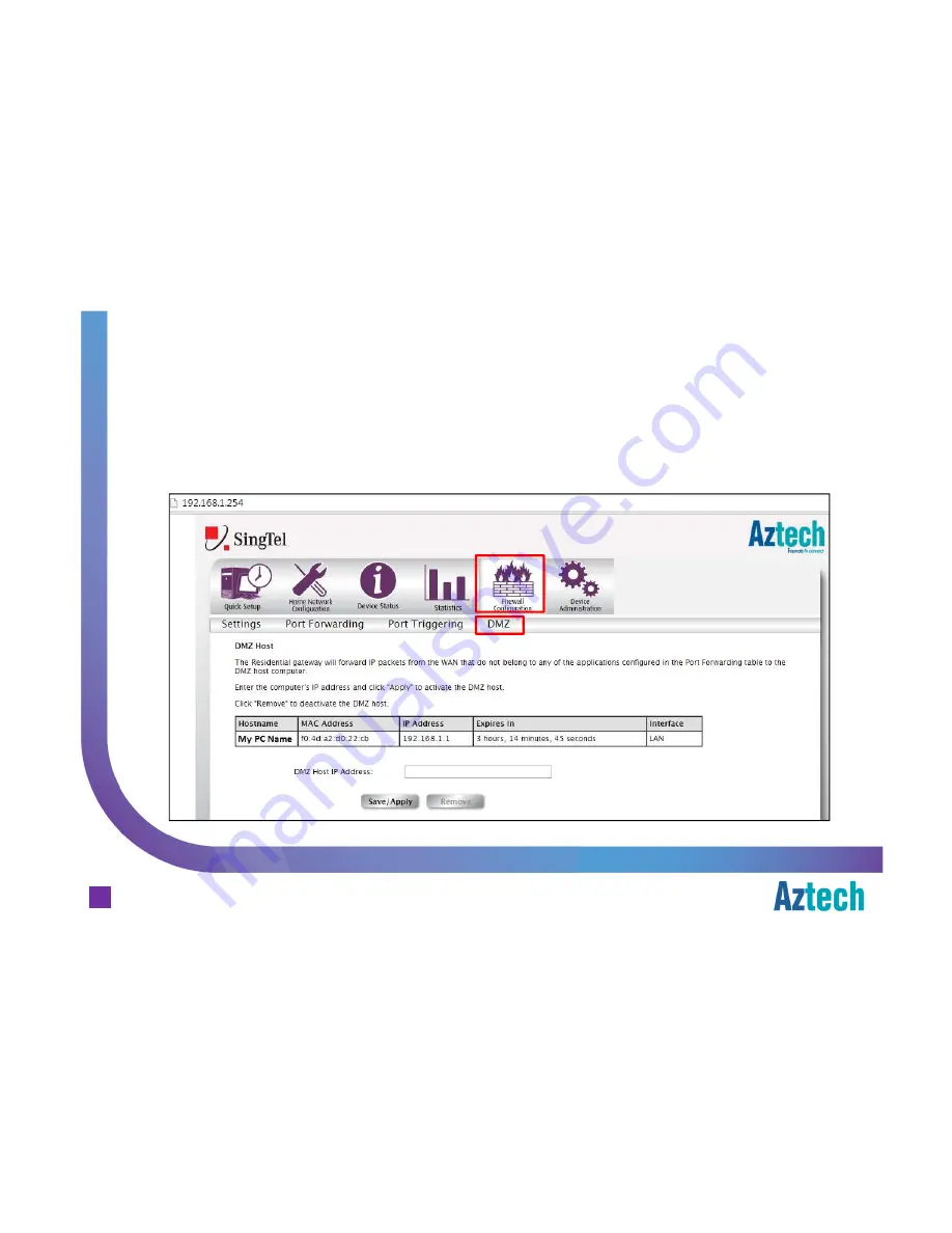 Aztech FG7003GRV(AC) Скачать руководство пользователя страница 31