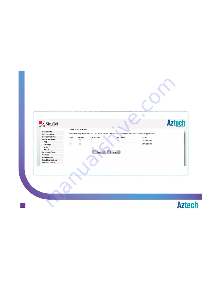 Aztech FG7003GRV(AC) Скачать руководство пользователя страница 33