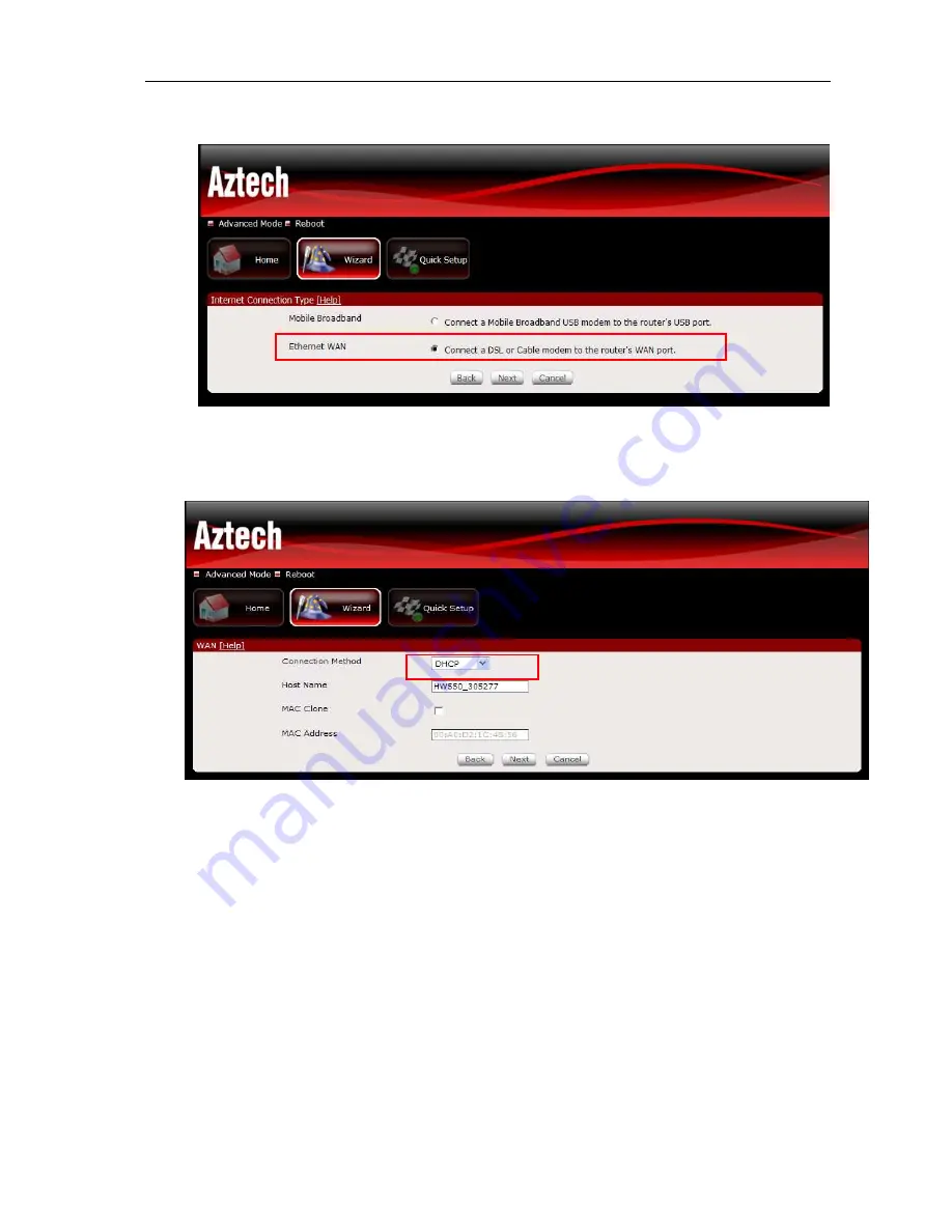 Aztech HW550-3G Step-By-Step Manual Download Page 3