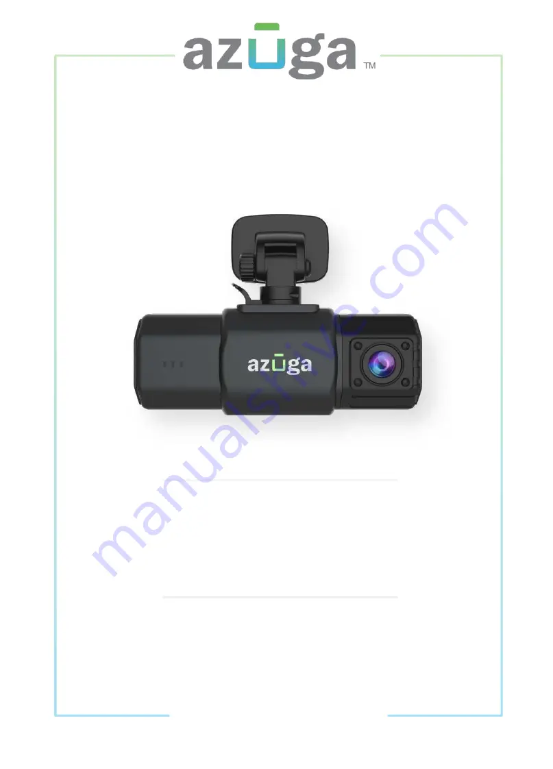 azuga SafetyCam Installation Manual Download Page 1