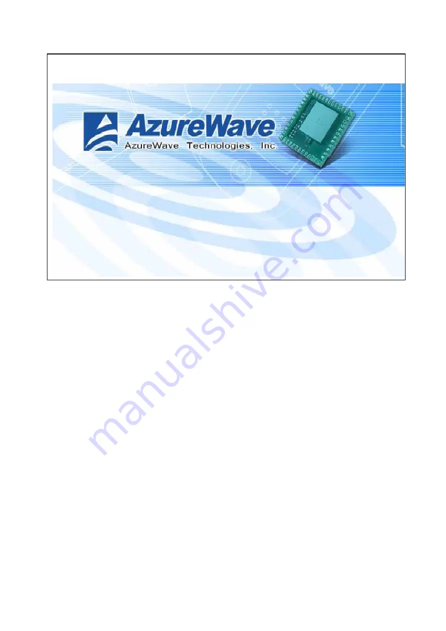 AzureWave AW-BT252 Скачать руководство пользователя страница 1