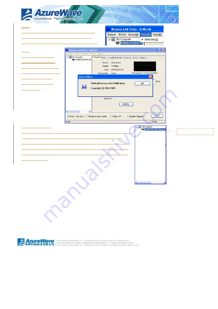 AzureWave AW-GU700 User Manual Download Page 26