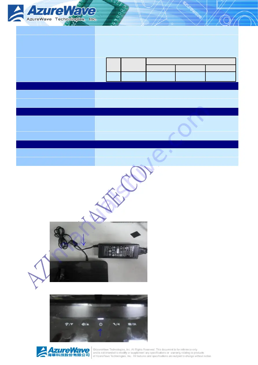 AzureWave AW-WD089 Скачать руководство пользователя страница 11